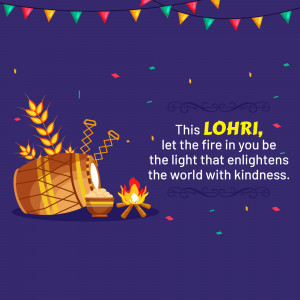 Happy Lohri hd images poster banner status and hd photos